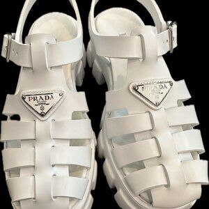 Prada Monolith Platform Sandals